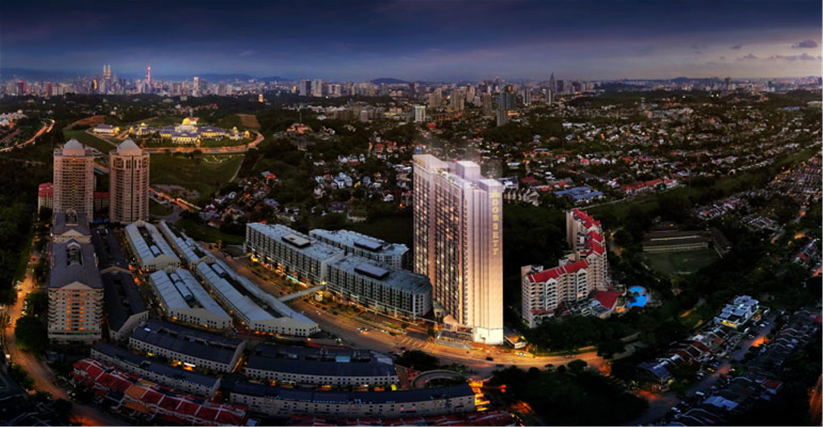 Dorsett Hartamas Kuala Lumpur Hotel Ngoại thất bức ảnh The 101 at night